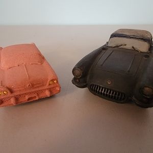 Two Cars, decorative 56 Corvette 58 Buick